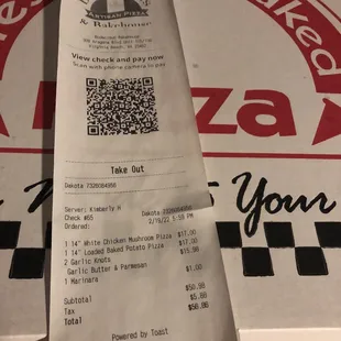 Extra charge for some marinara... kinda felt nickel and dimed.