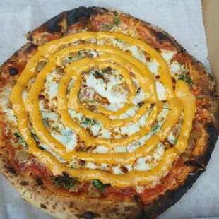 Chipotle Sausage pizza