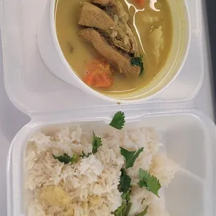 a meal in a container