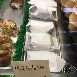 a variety of baked goods