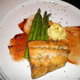 Grilled Rainbow Trout Almondine