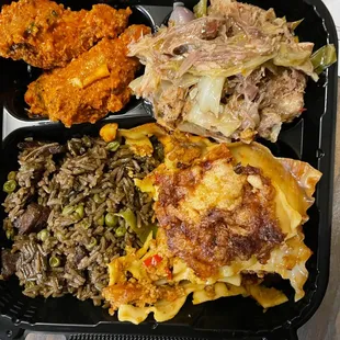Black rice lasagna turkey cabbage Buffalo chicken