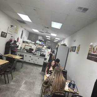 Inside restaurant