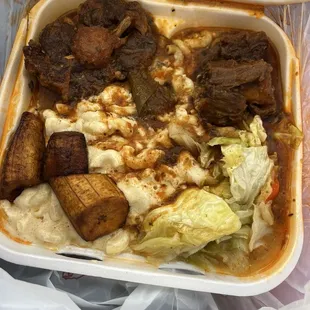 Lunch Oxtail plate