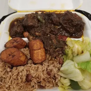 Oxtail plate