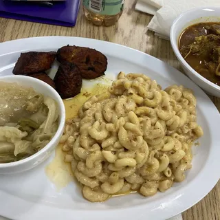Curry Goat Dinner Plate