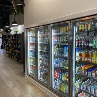 the inside of a grocery store