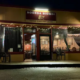 Street entrance view. Cute little spot, for sure!