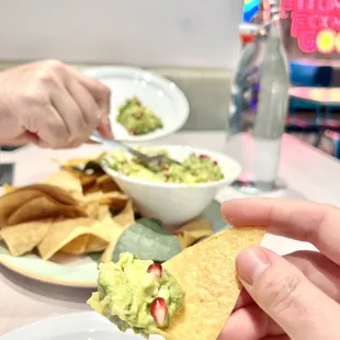 Pomegranate Guac. One of 3 fun guaca they offer.