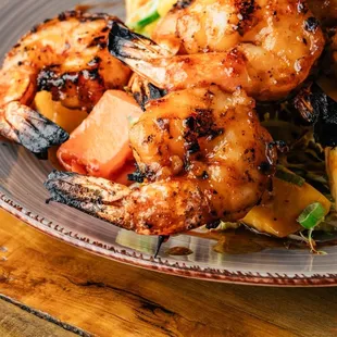 Grilled Prawn Skewers