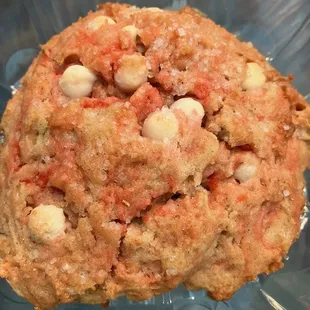 white raspberry scone (soft) Orlando Bakery