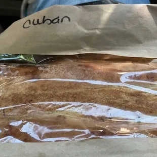 Cuban sandwiches only, from a hot case about $6