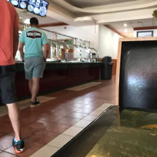 sushi and sashimi, interior