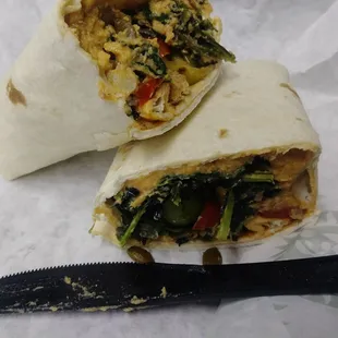 Hummus Wrap 4/5 Tasty.