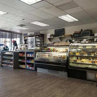 Deli counter and register area