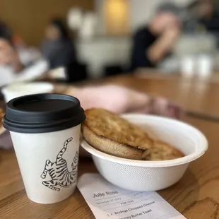 honey butter toast and a butterfly milk