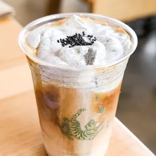 Misugaru black sesame. Delicious