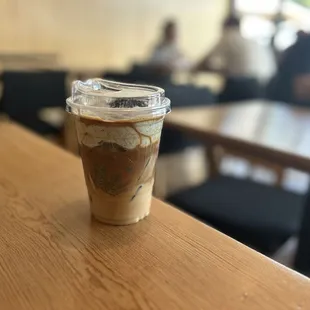 black sesame misugaru latte