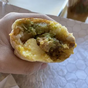 Aji Chicken Burrito