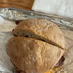 Bacon Egg and Cheese Sandwich