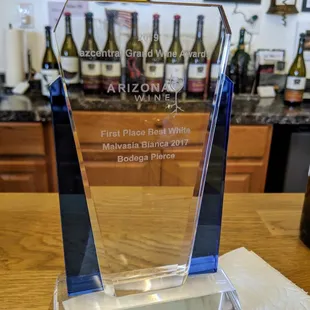 the award for best place in wine