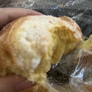 This stale rock hard gross pastry!