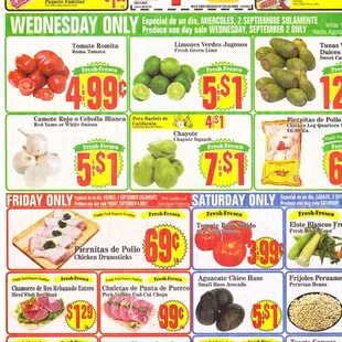 sample sales ad