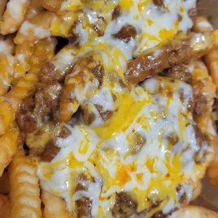 Chili cheese fries
