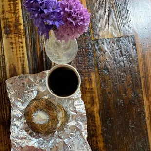 Bagel and 817 Roasted Coffee