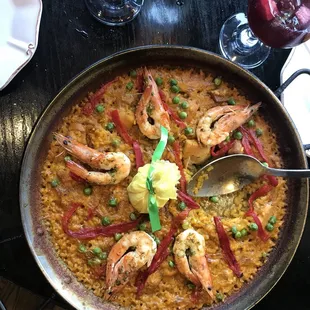 paella, food