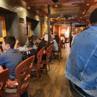 people sitting at tables