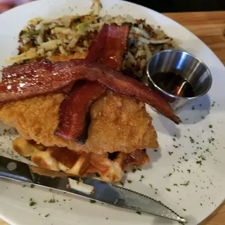 Chicken and Waffle Brunch