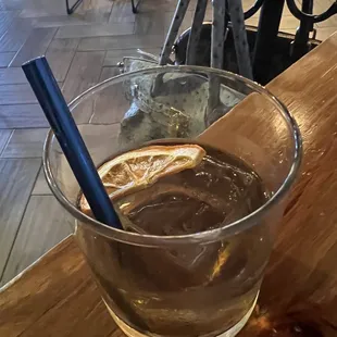 Fall Fashioned cocktail