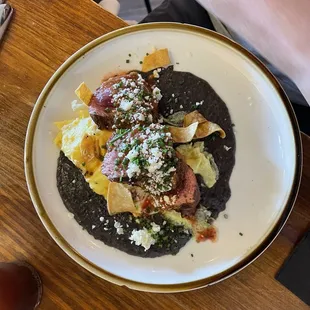 Steak and migas