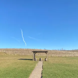 a path leading to the winery