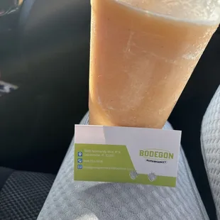 The best smoothie mangito plus strawberry and orange