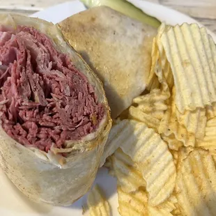 Corned Beef and Swiss Omelette