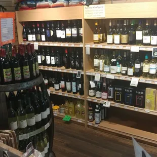 The wine selection is a great selection lol