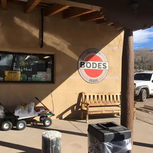 Front of store