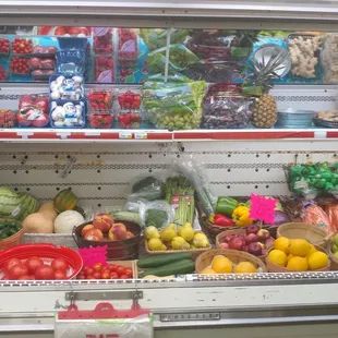 Part of the fruit section the Healthy Choice section hahaha