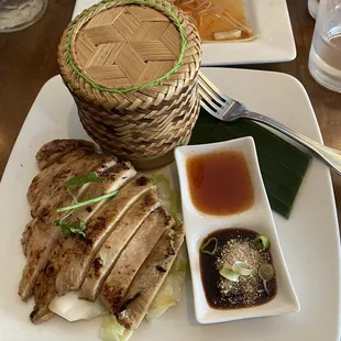 BBQ Chicken with Sticky Rice