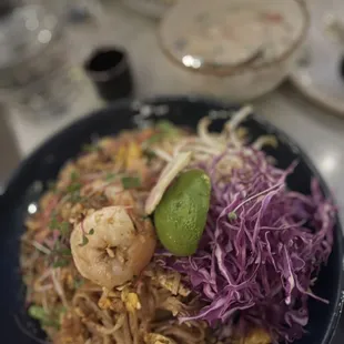 Pad Thai with shrimp