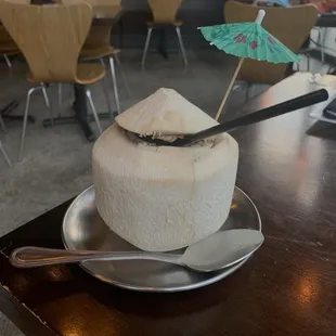 Fresh Young Coconut Juice