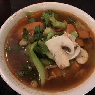 Tom Yum Vegetable Soup