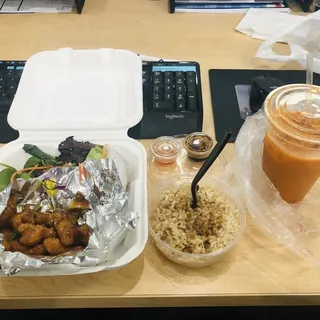 L5. Orange Soy Chicken Lunch Special