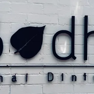 Outside sign