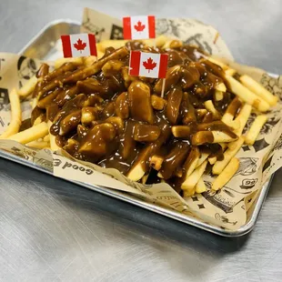 R.C.M.P. Royal Canadian Mountain of Poutine - serves 3-4... easily!