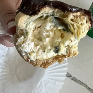 Moldy chocolate eclair