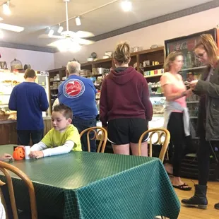 Saturday morning rush!