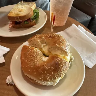 Breakfast Bagels